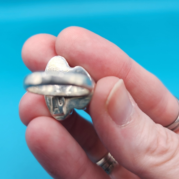 Dry Creek Turquoise Double Stone Ring - Picture 5 of 5